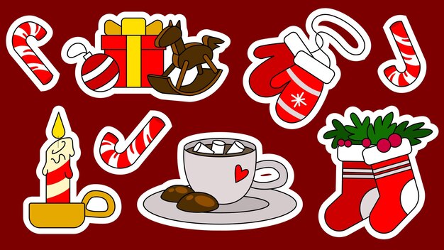 Sticker carini per il Capodanno