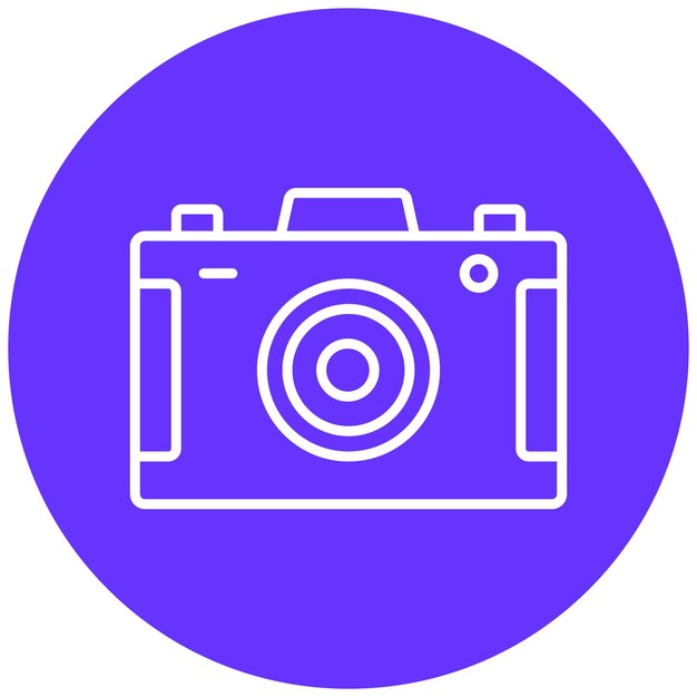 Stile avanzato dell'icona della fotocamera