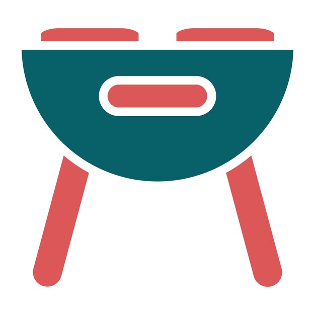 Stile dell'icona BBQ
