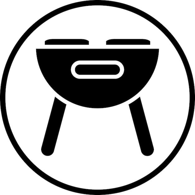 Stile dell'icona BBQ