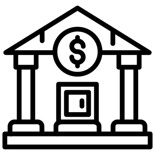 Stile dell'icona del conto di risparmio