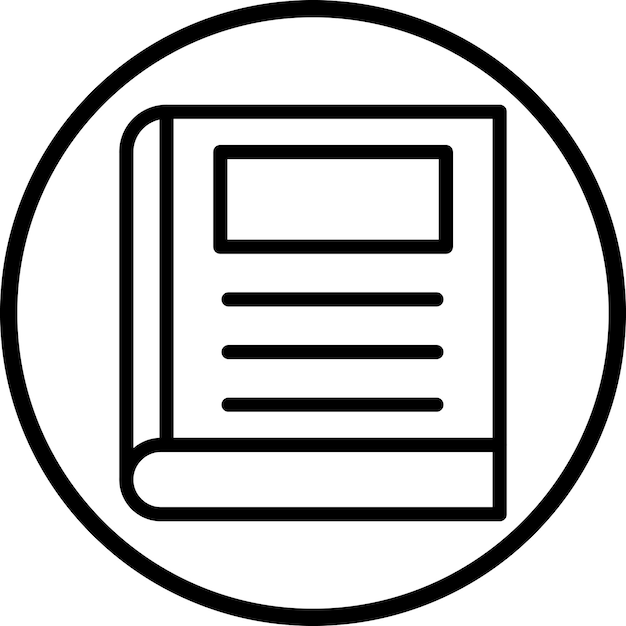 Stile dell'icona del dizionario
