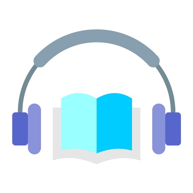 Stile dell'icona del libro audio