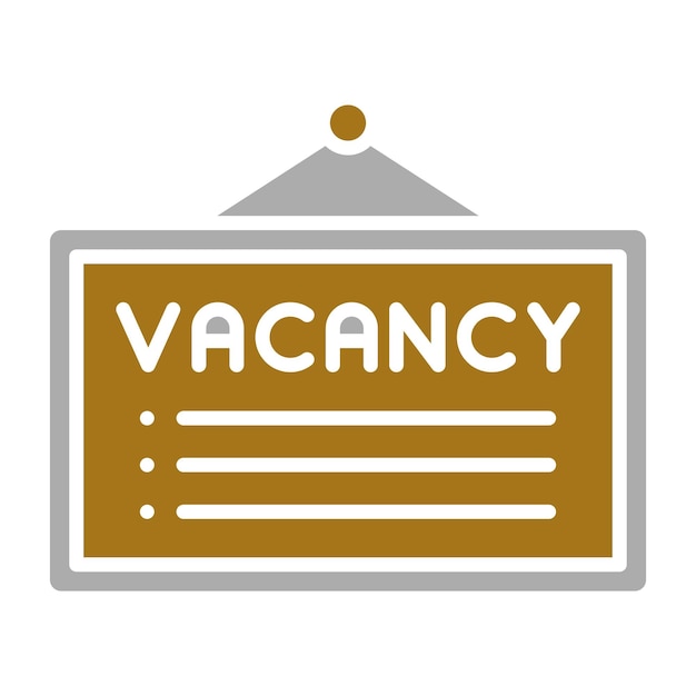 Stile dell'icona del posto vacante