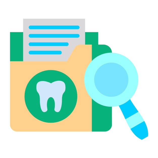 Stile dell'icona dell'analisi dentale
