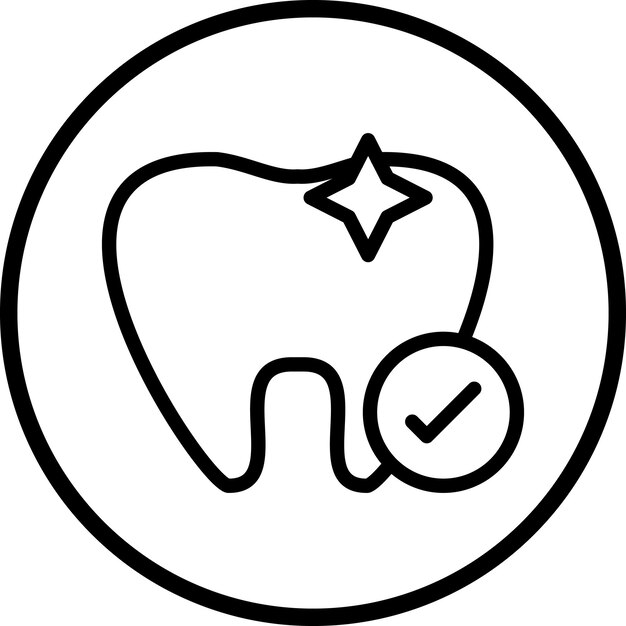 Stile dell'icona dell'igiene dentale