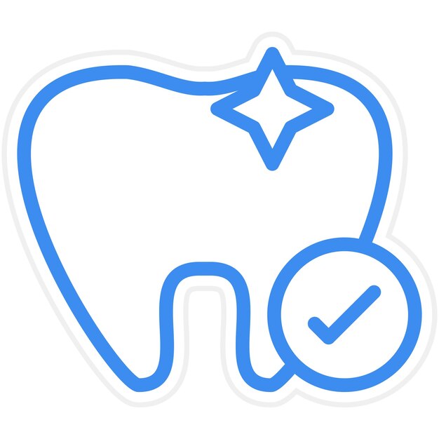 Stile dell'icona dell'igiene dentale