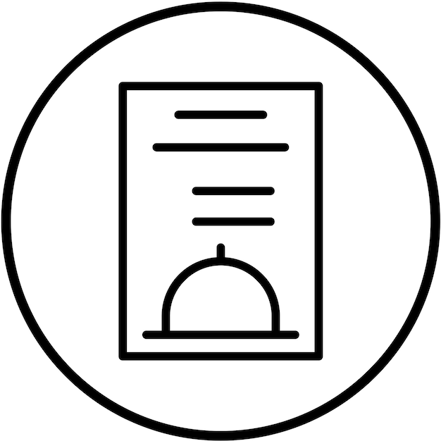 Stile dell'icona della richiesta di self-service di progettazione vettoriale
