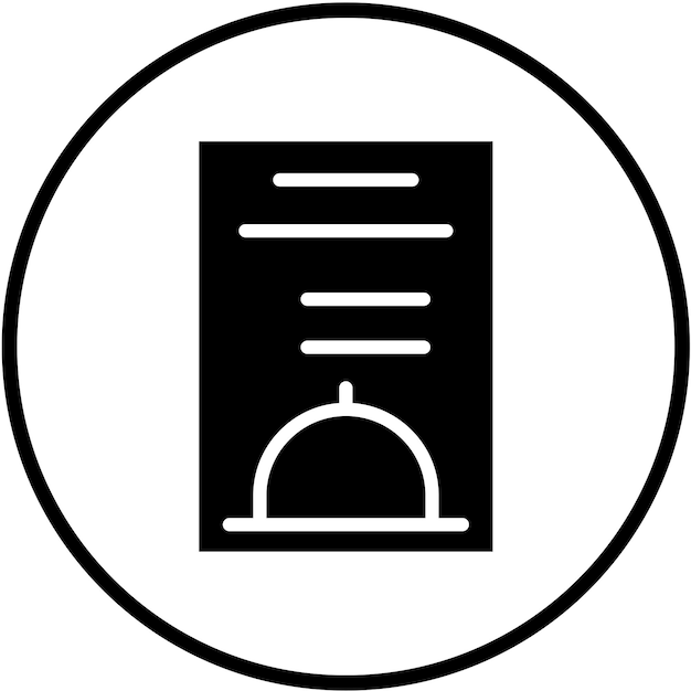 Stile dell'icona della richiesta di self-service di progettazione vettoriale
