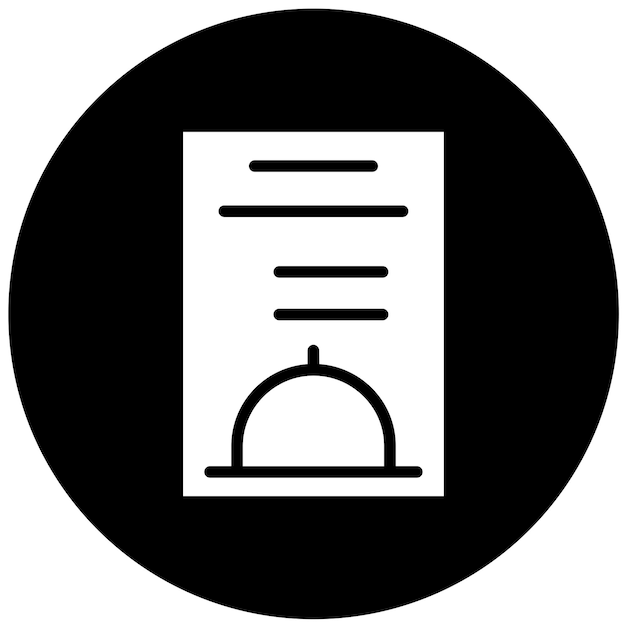 Stile dell'icona della richiesta di self-service di progettazione vettoriale