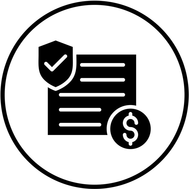 Stile dell'icona di responsabilità di progettazione vettoriale