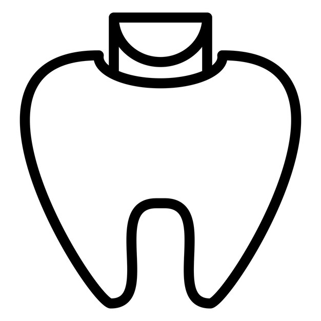 Stile dell'icona di riempimento dentale