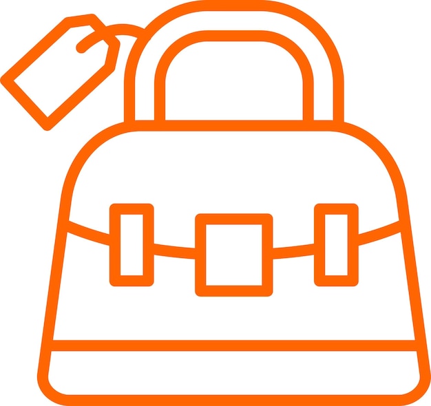Stile dell'icona di vendita della borsa Vector Design