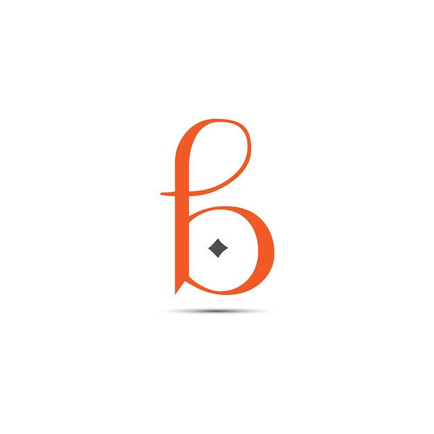 Stile di design del logo della lettera B 1
