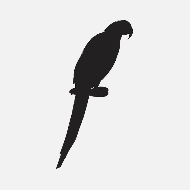 Stile di disegno dell&#39;illustrazione del pappagallo