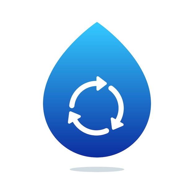 Stile di gradiente dell'acqua riciclata