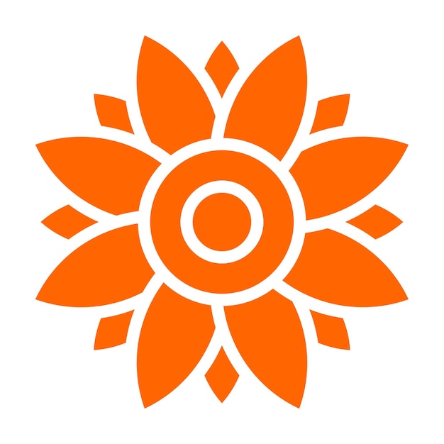 Stile di icona del burro di girasole a progettazione vettoriale