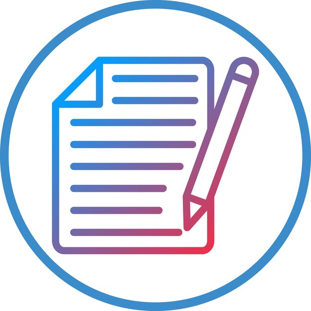 Stile di icona del contenuto di progettazione vettoriale