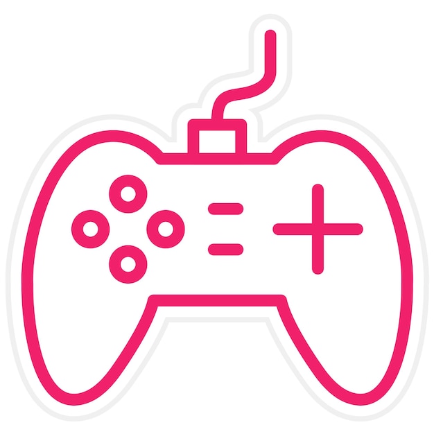 Stile di icona del joystick di progettazione vettoriale