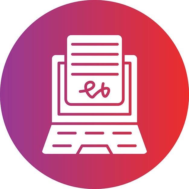Stile di icona dell'accordo online di progettazione vettoriale