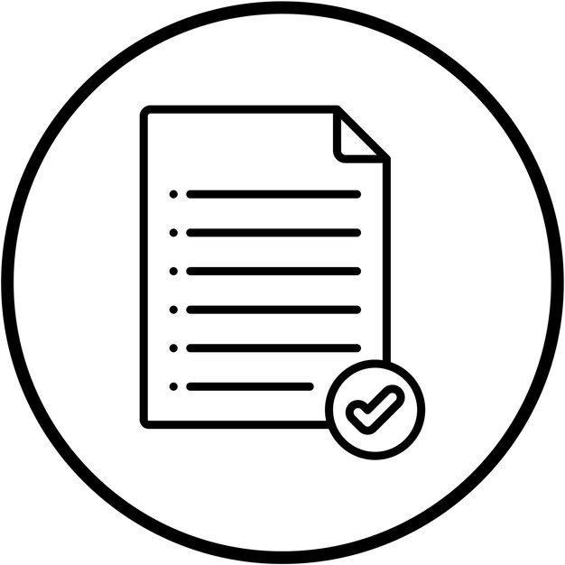 Stile di icona della lista della spesa di progettazione vettoriale