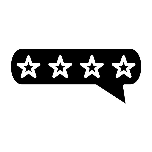 Stile di icona della recensione positiva di Vector Design