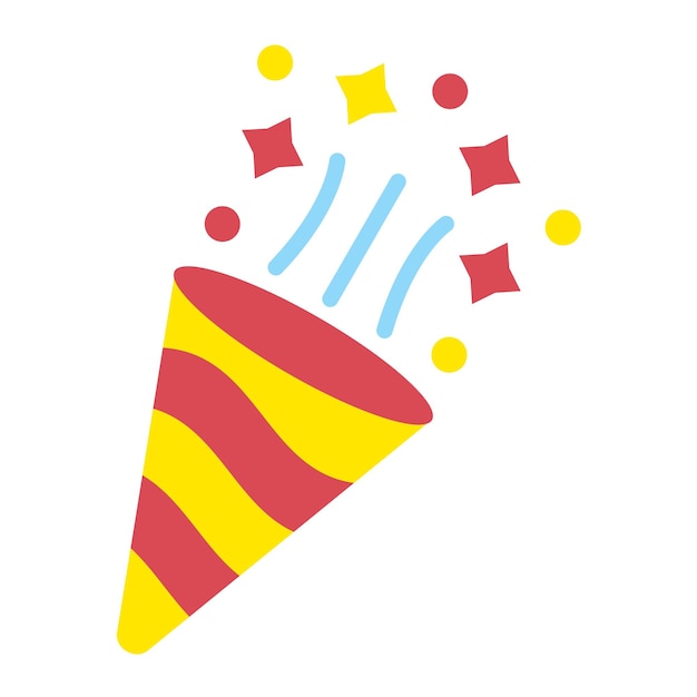 Stile di icona di confetti a progettazione vettoriale