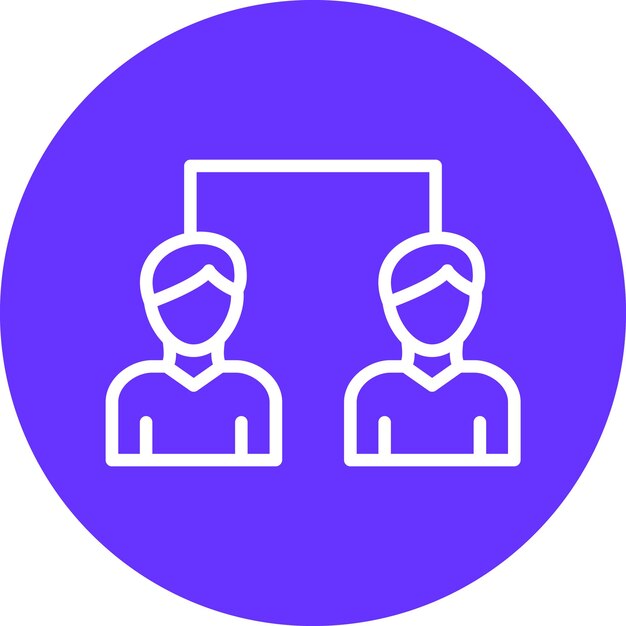 Stile di icona di connessione di progettazione vettoriale