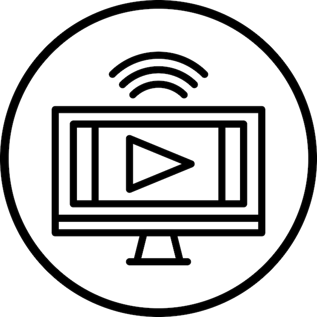 Stile di icona di musica dal vivo a progettazione vettoriale