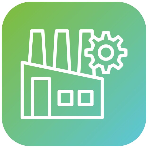 Stile di icona di Vector Design Factory