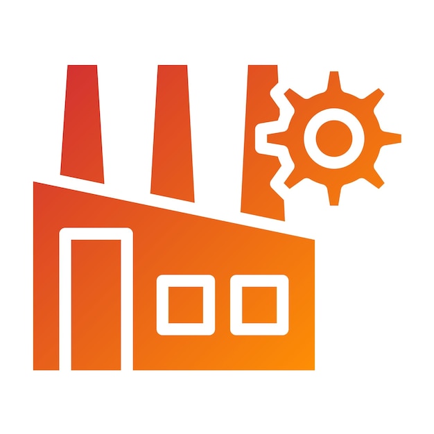 Stile di icona di Vector Design Factory