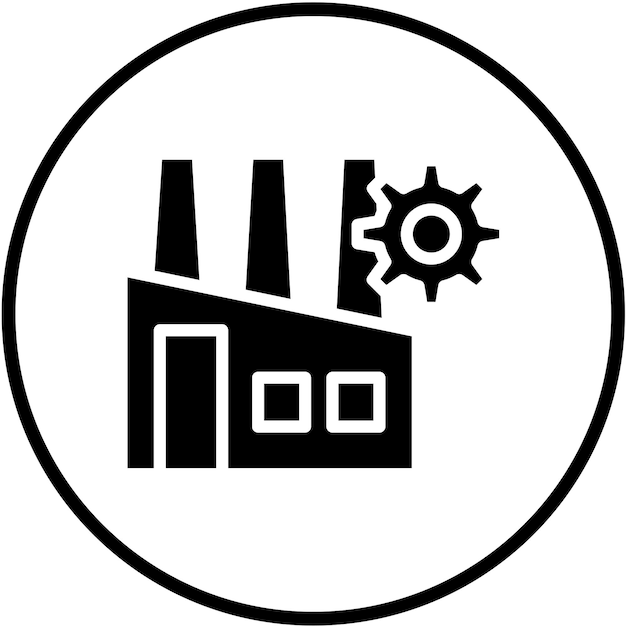 Stile di icona di Vector Design Factory