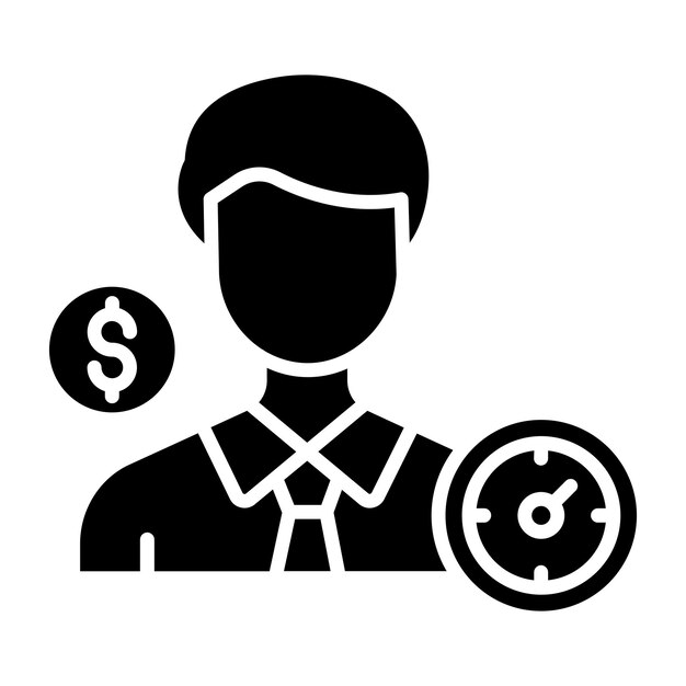 Stile di icona di Vector Design Performance Marketer