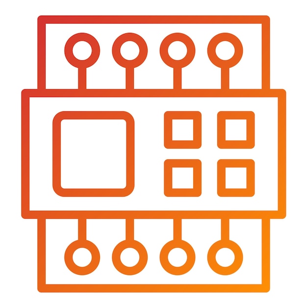 Stile di icona di Vector Design PLC