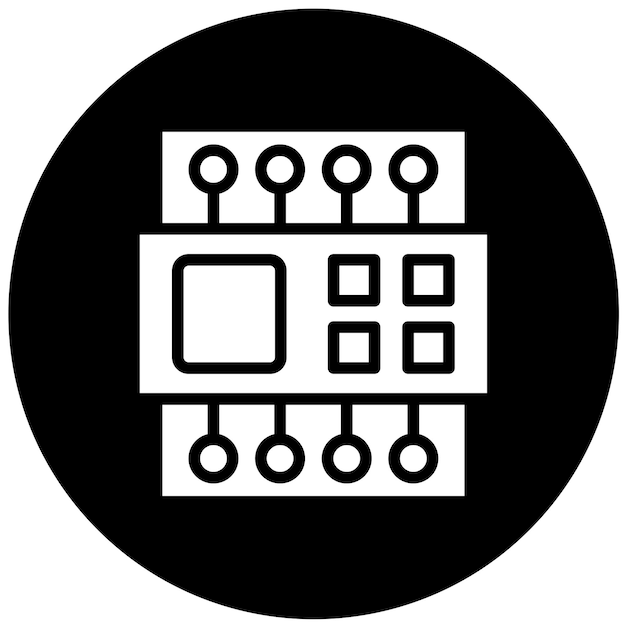 Stile di icona di Vector Design PLC