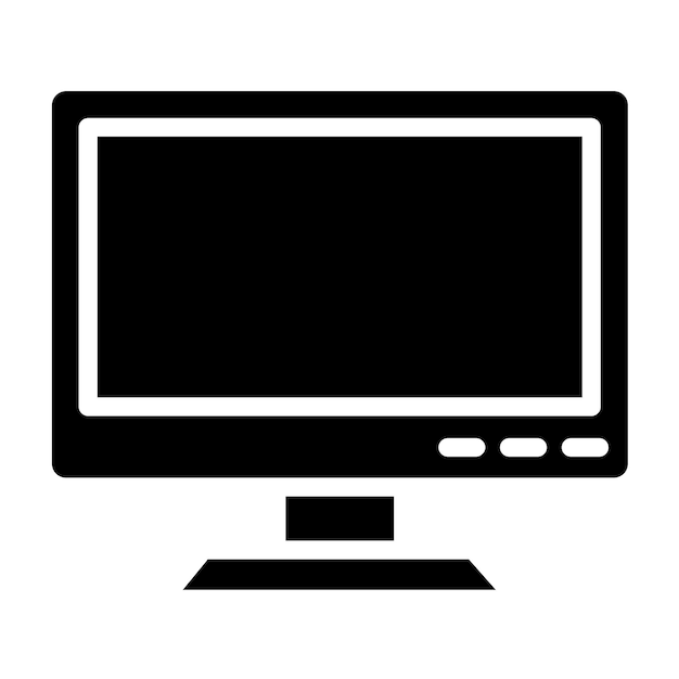 Stile di icona LCD a progettazione vettoriale