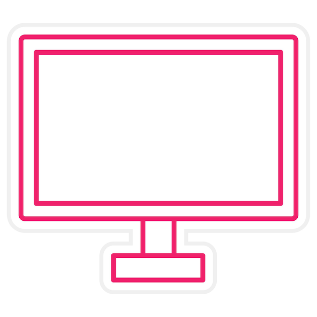 Stile di icona LCD a progettazione vettoriale
