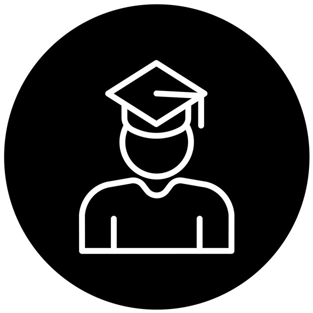 Stile di icona scolastica di progettazione vettoriale