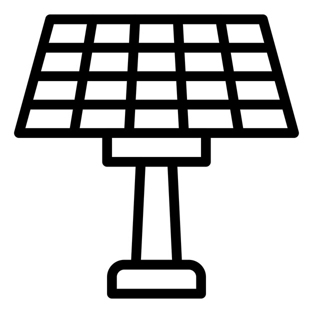 Stile di icona solare a progettazione vettoriale
