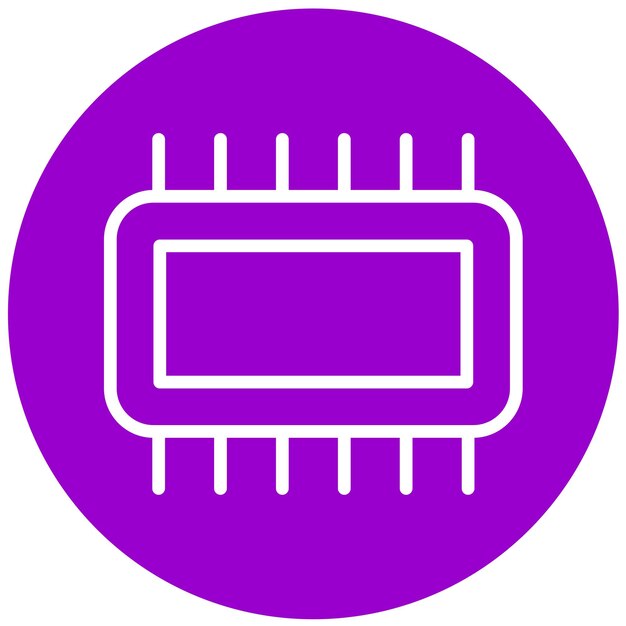 Stile di icona UEFI a progettazione vettoriale