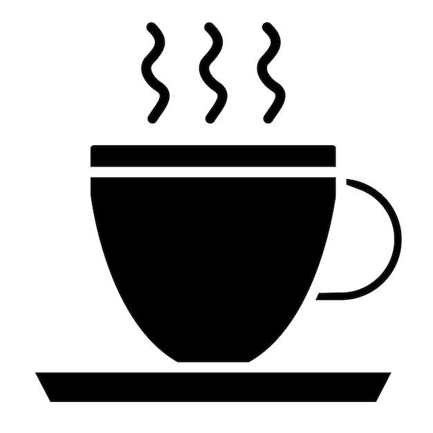 Stile di illustrazione vettoriale della tazza di caffè