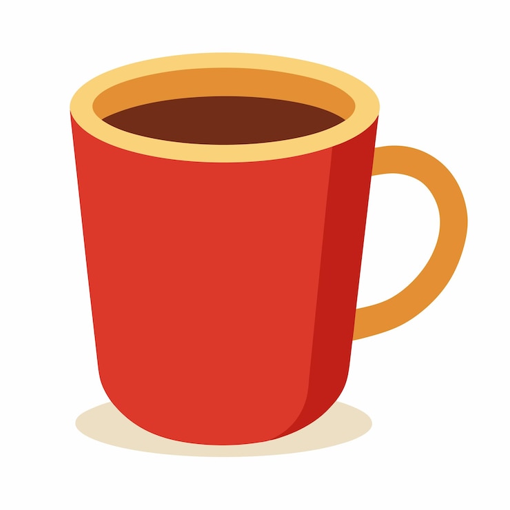 Vettore stile di illustrazione vettoriale della tipografia del caffè