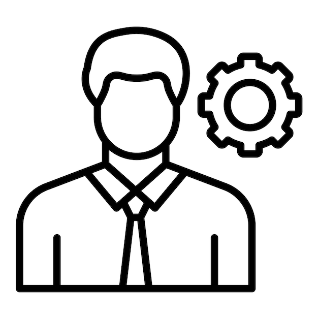 Stile di illustrazione vettoriale di gestione