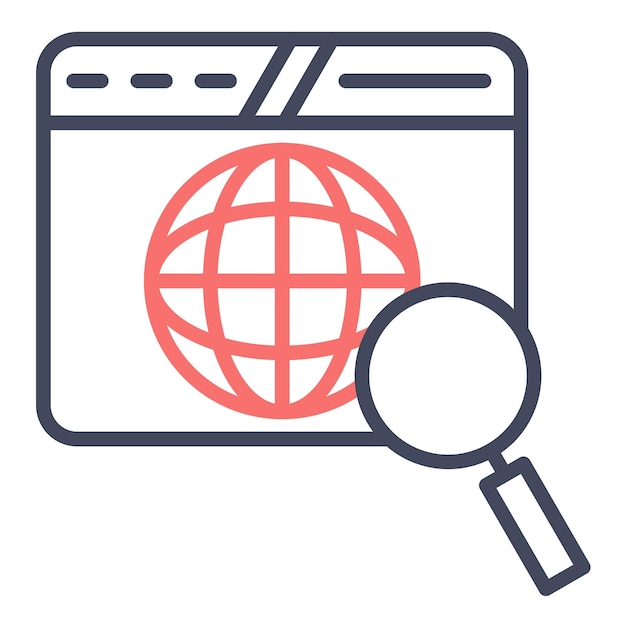 Stile di illustrazione vettoriale internazionale SEO