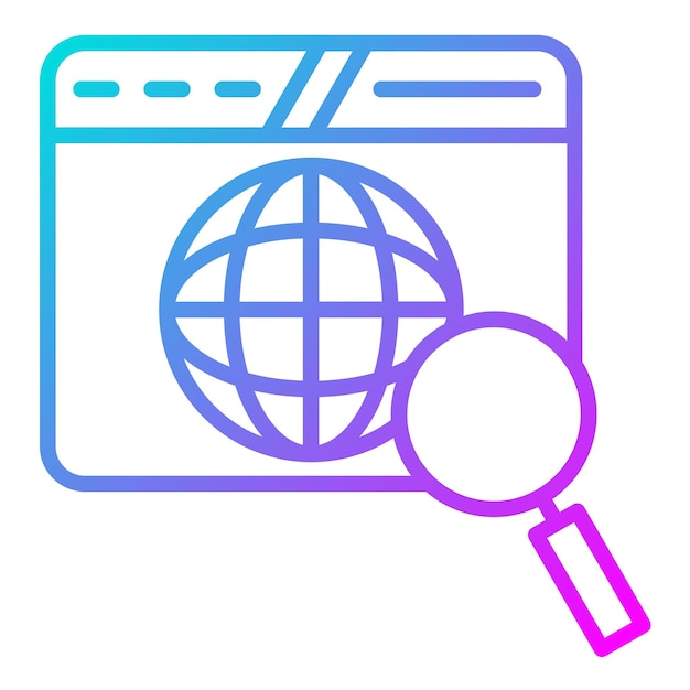 Stile di illustrazione vettoriale internazionale SEO