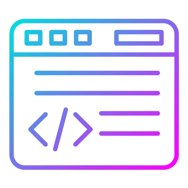 Stile di programmazione dell'illustrazione vettoriale