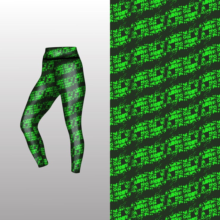 Vettore stile di sfondo astratto per leggings sportivi