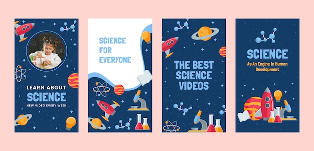 Storie di instagram sulla ricerca scientifica