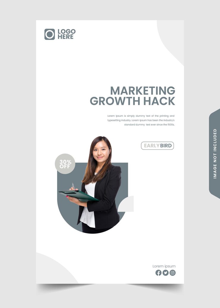 Stories Template Marketing Growth Hack Corso online