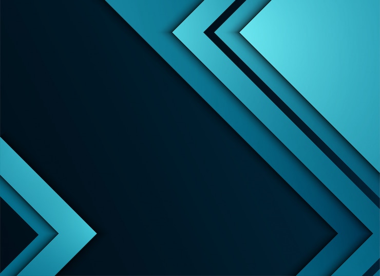 Vettore strato blu geometrico e di sovrapposizione su sfondo blu